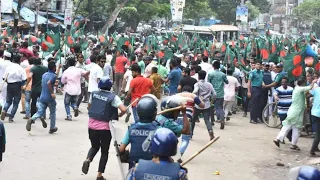 ঢাকার যাত্রাবাড়িতে এক দফা দাবিতে ঢাকা মহানগর দক্ষিণ বিএনপি'র অবস্থান কর্মসূচি | 29 July, 2023