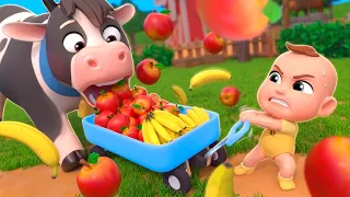 Where is the Apple? Animal Song | Funny Nursery Rhymes