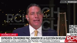 RODRIGO PAZ - FLAMANTE PRESIDENTE ELECTO DE BOLIVIA EN CONCLUSIONES CNN CON FERNANDO DEL RINCON