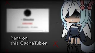 (Cussing) Exposing the GachaTuber Ghoulsz, This person MUST be stopped. /•\ Gacha Rant /•\ GL
