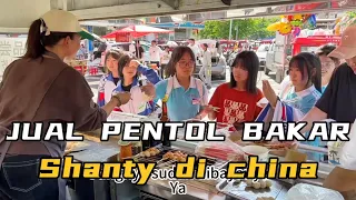 JUAL PENTOL BAKAR DI DEPAN SEKOLAH SMA CHINA, MASYAALLAH TAK BERSISA (LUDES)