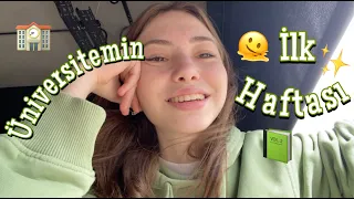 ÜNİVERSİTENİN İLK HAFTASI 🏫✨| BENİMLE HAZIRLANIN💅📗