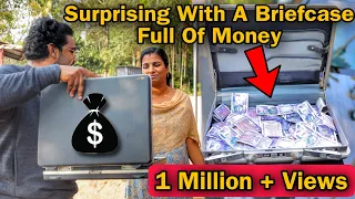 Surprising With A Briefcase Full of Money 🔥🔥🔥 ഒരു പെട്ടി നിറയെ പൈസ Surprise ആയി കൊടുത്തപ്പോൾ