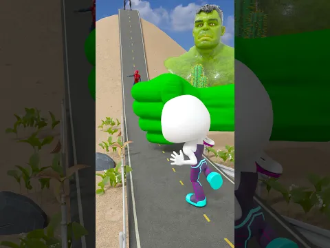 Poi Poi Poi Poi Poi Poi Po Pi!! Massive Giant HULK Hand #gta #shorts