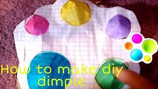 How to make a diy dimple DIY fidget Toys #DIY #Shorts