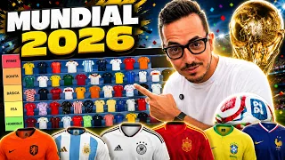 TIER LIST CAMISETAS DEL MUNDIAL 2026