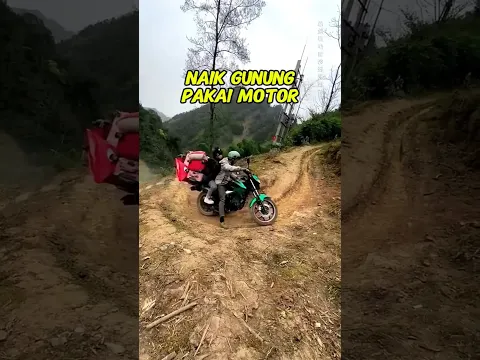 NAIK GUNUNG PAKAI MOTOR #shorts