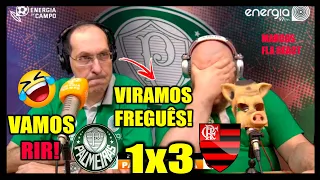 VAMOS RIR!!! PALMEIRAS 1x3 FLAMENGO - REAÇÕES PALMEIRENSES