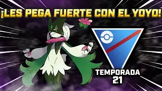 ¡MEOWSCARADA SE VUELVE UNA GRAN OPCIÓN en LIGA SUPER (1500 PC)! - GBL PVP POKEMON GO