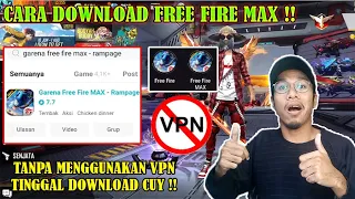 CARA DOWNLOAD FREE FIRE MAX TERBARU 2021 !!