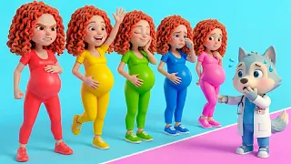 A Baby Is Born | Pregnant Mommy Care Song | Nursery Rhyme & Kids Song | Wolfoo & Jack 3D Series