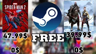 چۆنیەتی زیادکردنی یارییە بە پارەکانی ستیم بە  خۆڕایی how to buy steam games for free without money