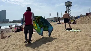 ☀️ BEST Barcelona Beach Spain Barceloneta 4K 2023 Walking Tour beach walk