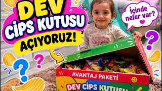 DEV CİPS KUTUSU AÇIYORUZ 🍟🥔🤪🥰İÇİNDEN NELER ÇIKACAK SİZCE?❤️