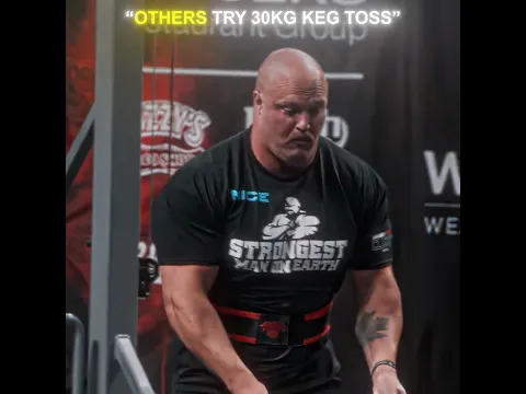 Others vs 30 KG Keg Toss #gym #strength #strongman #gymmotivation #motivation