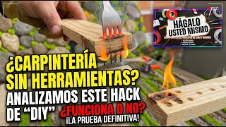 ¿Carpintería sin herramientas? Analizamos si este hack de "DIY" funciona realmente.