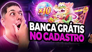 PLATAFORMA NOVA DANDO BANCA DE GRAÇA NO CADASTRO - PLATAFORMA PAGANDO - SAQUE FREE 2026