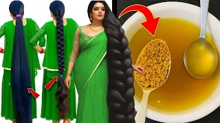 मेथी में सिर्फ 1 चीज मिलालो बाल इतने लंबे,मोटे घने हो जाएंगे कि सब चौंक जाएंगे💯 ✅ Hair Booster Tonic