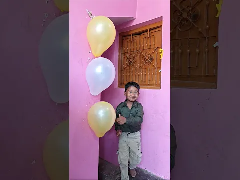 Lam no bong bay nhan qua bat ngol Burst balloons to receive surprise #shortvideo #viral