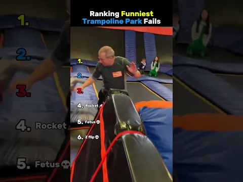 Ranking Funniest Trampoline Park Fails 💀