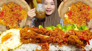 MAKAN AYAM SPICY MCD GEPREK 🍗 SAMBEL GEPUK 🌶