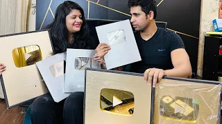 Omg Fir Se Gold Play Button Aa Gya New Vlog