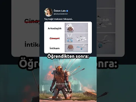 Taş kağıt makasın hikayesi 💔