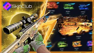 SKINCLUB NEW EVENT CASES SO LUCKY $3560 DESERT HYDRA!! skinclub promo code
