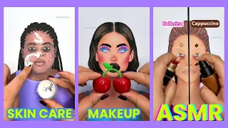 MAKEUP AND SKIN CARE ASMR | SATISFYING