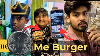1rs me cheese burger 😨😱 #cheese burger #vlog #evenbetter #zomato #pizzaoffers