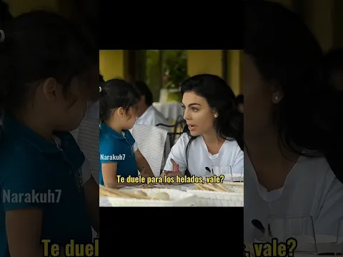 Alana hace los mismos gestos que su padre (Cristiano) ❤️😂