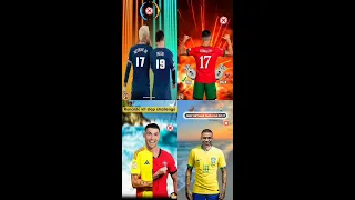Mbappé vs Ronaldinho vs CR7 vs Ronaldo