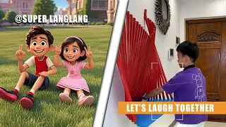 Langlang and Julie's funny compilation.#funny #comedyvideos