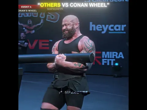 Others vs Conan Wheel Final Boss #strength #strongman #gym #gymmotivation #motivation