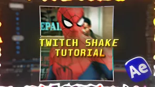 EASY Twitch Shake Tutorial — After Effects