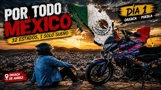 RECORRERE el PAIS en mi PULSAR ns200 |viaje OAXACA - PUEBLA en MOTO | 32C/CAPITULO 1 #32Cielos