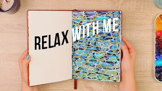 Easy & Relaxing Watercolor Painting Idea | Relax with me!
