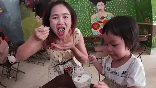 Vu van TV Và Socola Cady Đi Ăn Sữa Chua chân châu hạ Long