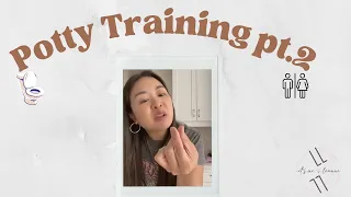 I hate potty training! I stepped in doodoo