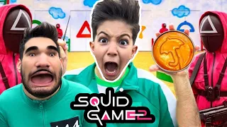 BABAMLA SQUID GAME OYUNUNA KATILDIK😱 #squidgame