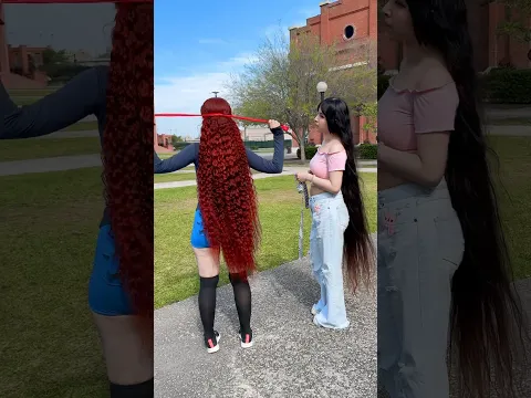 Reto al cabello más largo del MUNDO⭐️😱😎
