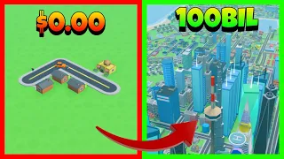 How Fast Can I Get To 100 Billion In Mini City Tycoon!?!