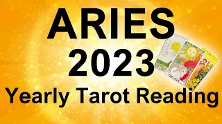 ARIES 2023 YEARLY TAROT READING "A YEAR OF OPPORTUNITY ARIES"