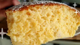 ¡ PASTEL de YOGUR en 5 MINUTOS ! ¡ SIN HARINA ! ¡ CON 3 YOGURES, 4 HUEVOS y 1 MANZANA ! ❤