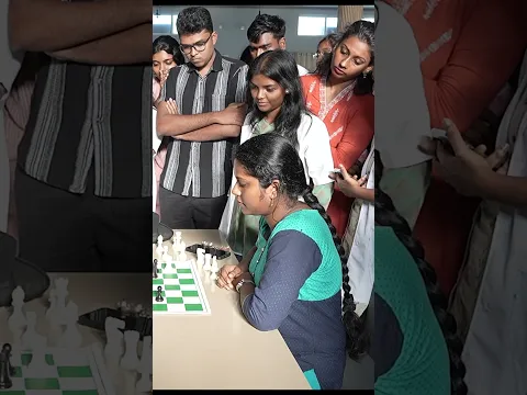 playing chess in college canteen