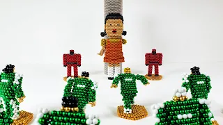 무궁화 꽃이 피었습니다 ○△□ Squid Game of Magnet Art