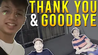 THANK YOU AND GOODBYE