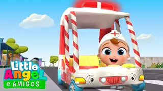 As Rodas da Ambulância do Joãozinho! 🚑 | Little Angel e Amigos - As Músicas da Turminha