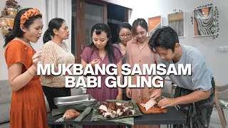 TES KRIUK BABI GULING ‼️ MUKBANG SEKELUARGA.