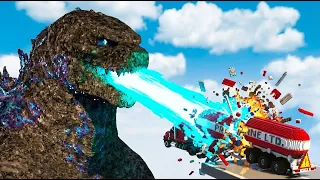 Cars vs Godzilla | Teardown